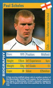 2003 Top Trumps World Football Stars #NNO Paul Scholes Front