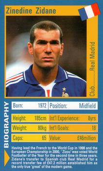 2003 Top Trumps World Football Stars #NNO Zinedine Zidane Front