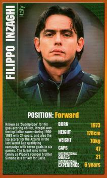 2004 Top Trumps European Football Stars #NNO Filippo Inzaghi Front