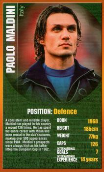 2004 Top Trumps European Football Stars #NNO Paolo Maldini Front