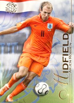 2008 Futera Unique World Football #85 Arjen Robben Front