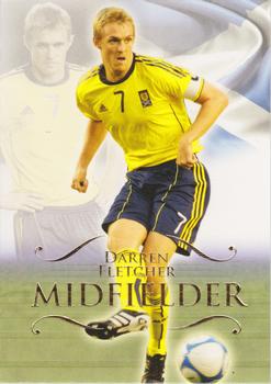 2011 Futera UNIQUE World Football #077 Darren Fletcher Front