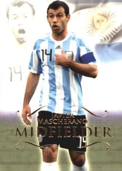 2011 Futera UNIQUE World Football #093 Javier Mascherano Front