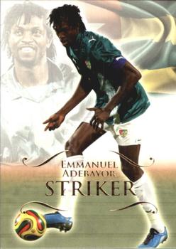 2011 Futera UNIQUE World Football #117 Emmanuel Adebayor Front
