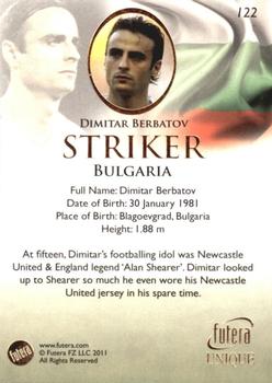 2011 Futera UNIQUE World Football #122 Dimitar Berbatov Back
