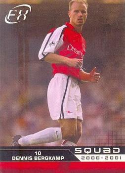 2001 Futera Arsenal FX #2 Dennis Bergkamp Front