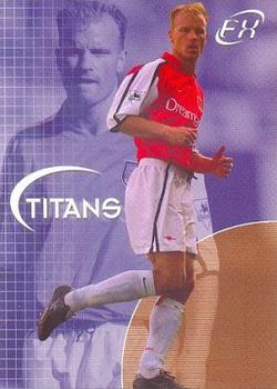 2001 Futera Arsenal FX #35 Dennis Bergkamp Front