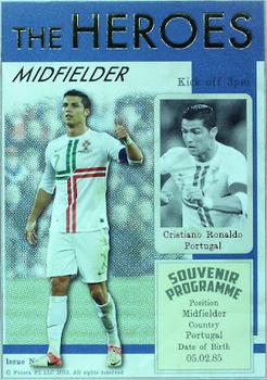 2013 Futera Unique World Football - Heroes #HER21 Cristiano Ronaldo Front