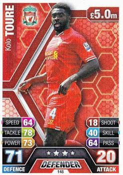 2013-14 Topps Match Attax Premier League - Preview Variations #148 Kolo Toure Front