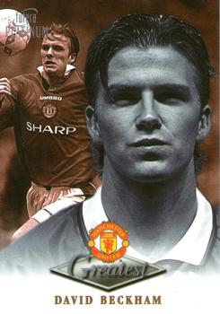 1999 Futera Platinum Manchester United Greatest #NNO David Beckham Front