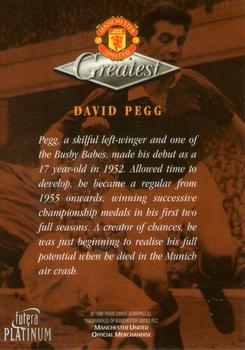 1999 Futera Platinum Manchester United Greatest #NNO David Pegg Back