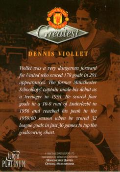 1999 Futera Platinum Manchester United Greatest #NNO Dennis Viollet Back