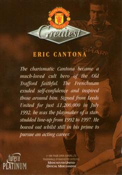 1999 Futera Platinum Manchester United Greatest #NNO Eric Cantona Back