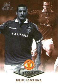 1999 Futera Platinum Manchester United Greatest #NNO Eric Cantona Front