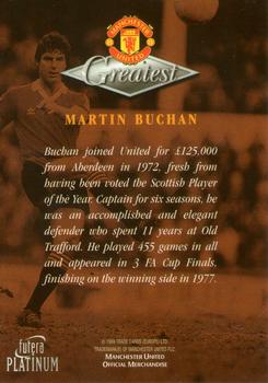 10 x Futera Fans Selection 1997 Manchester United's Legend Card Martin Buchan 