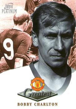 1999 Futera Platinum Manchester United Greatest #NNO Bobby Charlton Front