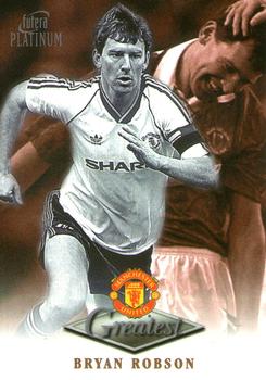 1999 Futera Platinum Manchester United Greatest #NNO Bryan Robson Front