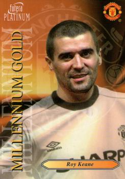 2000 Futera Platinum Millennium Gold Manchester United #NNO Roy Keane Front