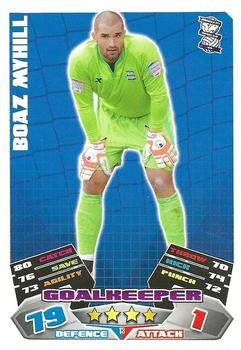 2011-12 Topps Match Attax Championship #13 Boaz Myhill Front
