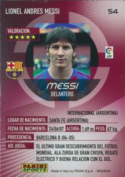 2006-07 Panini Megacracks #54 Messi Back