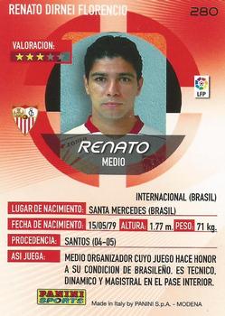 2006-07 Panini Megacracks #280 Renato Back