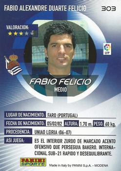2006-07 Panini Megacracks #303 Fabio Felicio Back