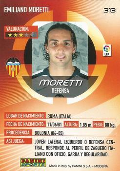 2006-07 Panini Megacracks #313 Moretti Back