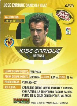 2006-07 Panini Megacracks #453 Jose Enrique Back