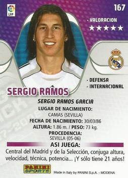 2007-08 Panini Megacracks #167 Sergio Ramos Back