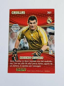2007-08 Panini Megacracks #361 Casillas Back