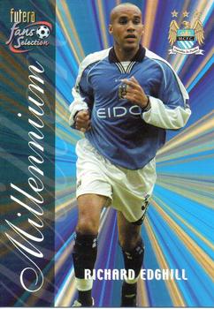 2000 Futera Fans Selection Manchester City #3 Richard Edghill Front
