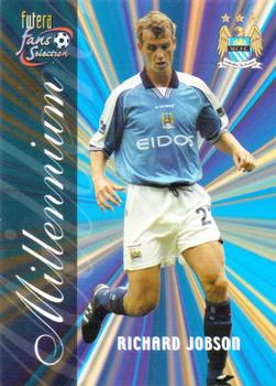 2000 Futera Fans Selection Manchester City #10 Richard Jobson Front
