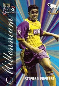 2000 Futera Fans Selection Derby County #10 Esteban Fuertes Front