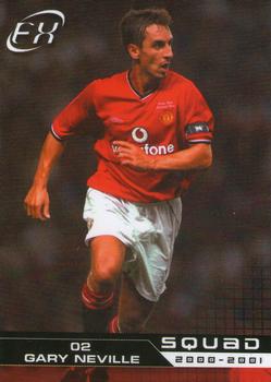 2001 Futera Manchester United FX #13 Gary Neville Front