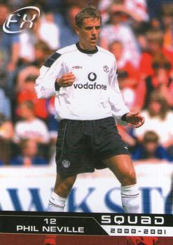 2001 Futera Manchester United FX #14 Phil Neville Front
