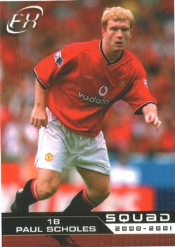 2001 Futera Manchester United FX #17 Paul Scholes Front