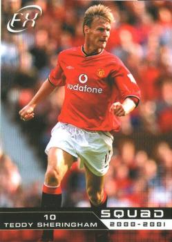 2001 Futera Manchester United FX #18 Teddy Sheringham Front