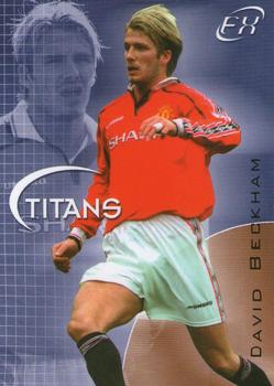 2001 Futera Manchester United FX #31 David Beckham Front