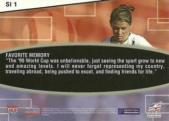 2004 Choice US Women's National Soccer Team - 91ers #SI1 Mia Hamm Back