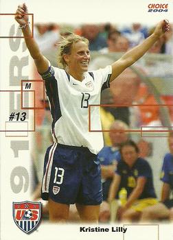 2004 Choice US Women's National Soccer Team - 91ers #SI2 Kristine Lilly Front