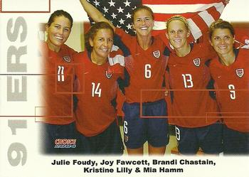 2004 Choice US Women's National Soccer Team - 91ers #SI6 Julie Foudy / Joy Fawcett / Brandi Chastain / Kristine Lilly / Mia Hamm Front