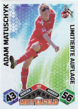 2010-11 Topps Match Attax Bundesliga - Limited Editions #7 Adam Matuszczyk Front