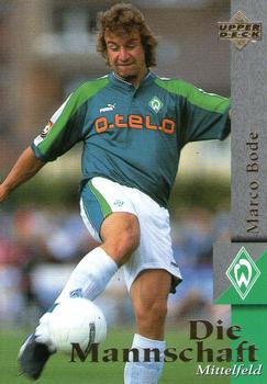 1997 Upper Deck Werder Bremen Box Set #10 Marco Bode Front