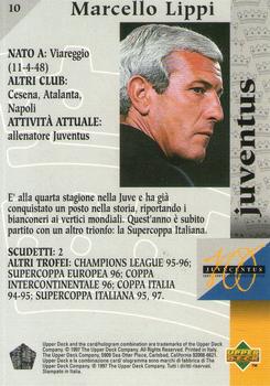 1997 Upper Deck Juventus Box Set #10 Marcello Lippi Back