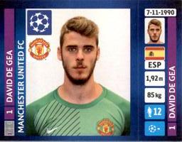 2013-14 Panini UEFA Champions League Stickers #9 David de Gea Front