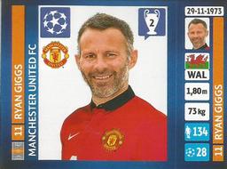 2013-14 Panini UEFA Champions League Stickers #15 Ryan Giggs Front