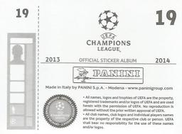 2013-14 Panini UEFA Champions League Stickers #19 Robin van Persie Back