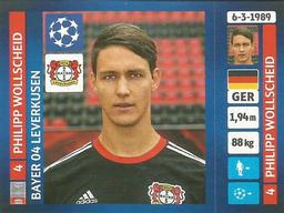 2013-14 Panini UEFA Champions League Stickers #47 Philipp Wollscheid Front