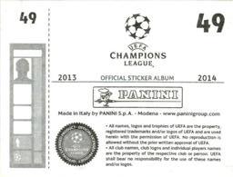 2013-14 Panini UEFA Champions League Stickers #49 Sebastian Boenisch Back