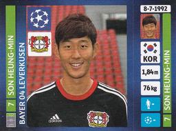 2013-14 Panini UEFA Champions League Stickers #61 Son Heung-Min Front